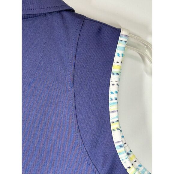 Pebble Beach dry luxe performance polo sleeveless golf top size medium - Picture 10 of 11